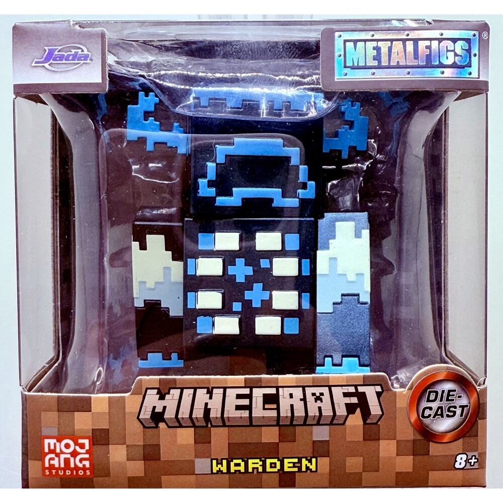 Diecast Metal MINECRAFT GAME FIGURINE WARDEN MetalFigs NISB